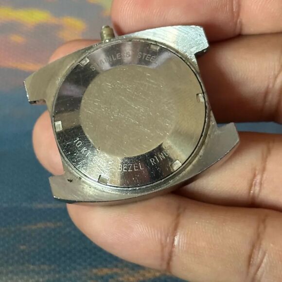 Vintage Longines Automatic Ultra-Chron 10KT Gold Bezel - Picture 2 of 7